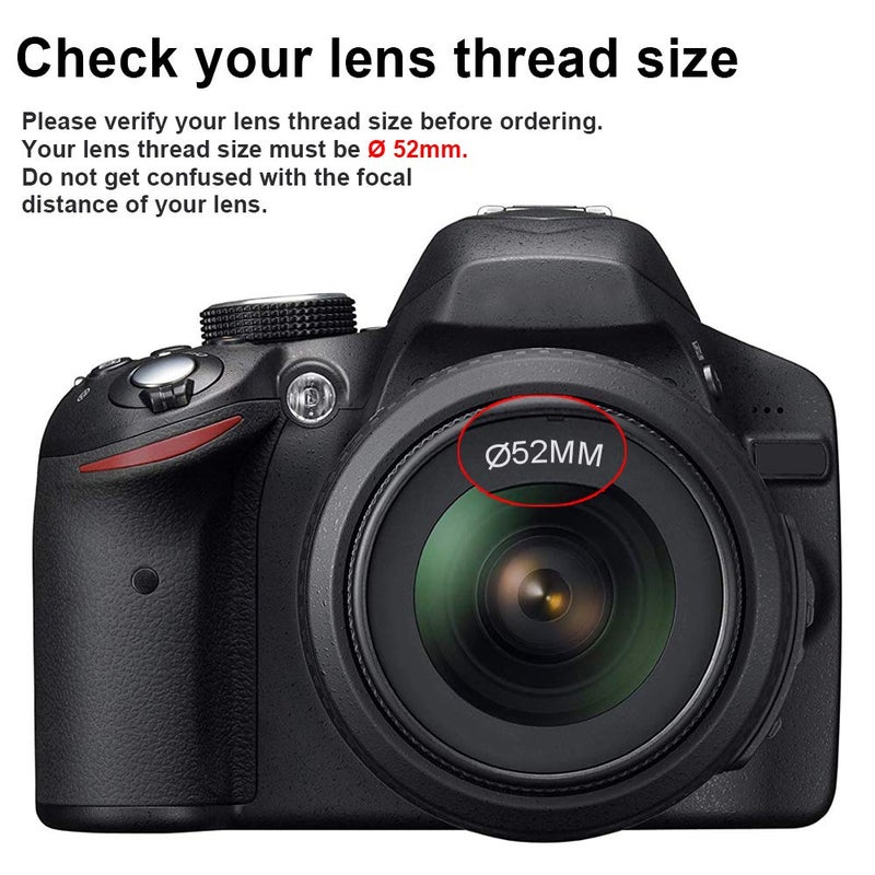 Tectra 52MM 0.43x Professional HD Wide Angle Lens (Macro Portion) for Nikon DSLR D3300 D3200 D3100 D5500 D5300 D5200 D5100 D7100 D7000 Cameras - Image 5